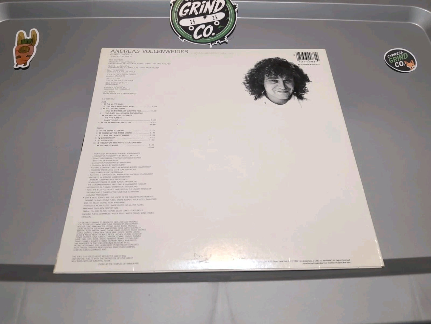 Andrea Vollenweider- White Winds 1984 FM-39963 Vinyl 12'' Vintage