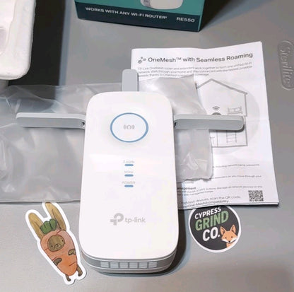 TP-Link RE550 AC1900 WiFi Range Extender – Dual Band Booster w/ Gigabit Port