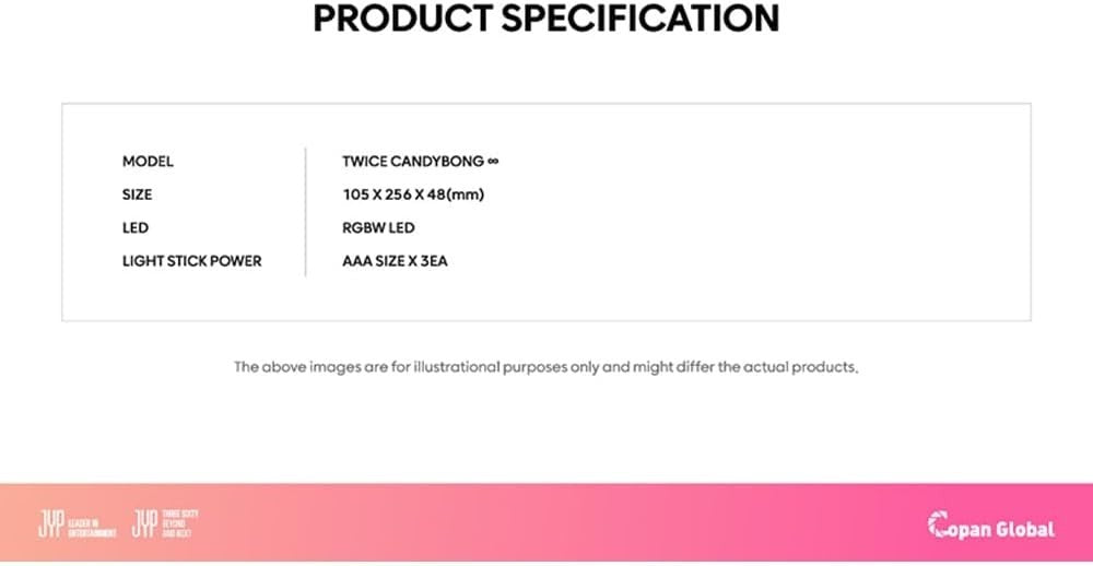 TWICE CANDYBONG ∞ Official Light Stick – Open Box – Looks New – K-Pop