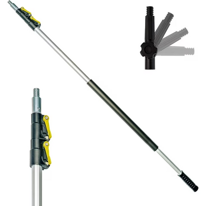 Light Bulb Changer Kit w/ 30 Ft Heavy Duty Extension Pole & Duster High Ceilings