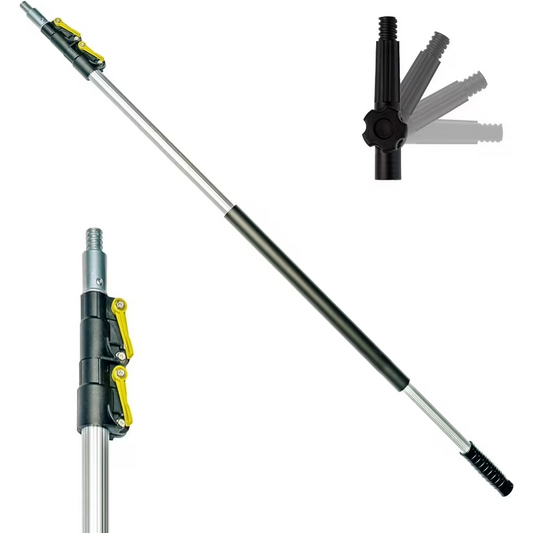 Light Bulb Changer Kit w/ 30 Ft Heavy Duty Extension Pole & Duster High Ceilings