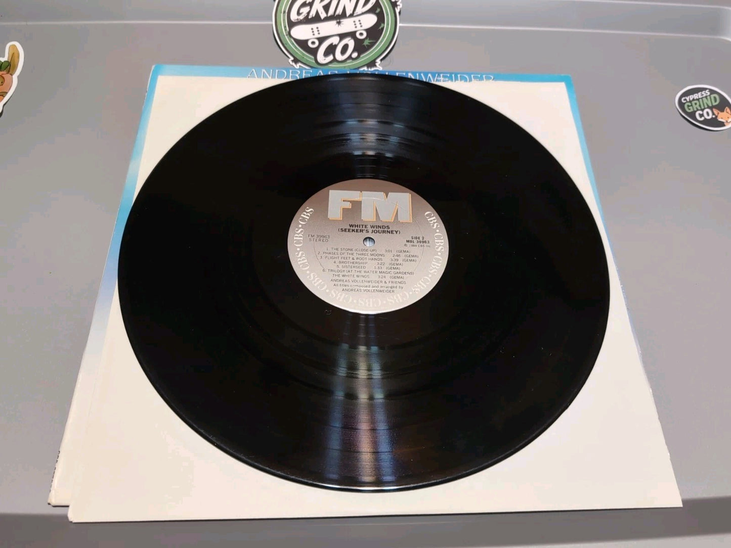 Andrea Vollenweider- White Winds 1984 FM-39963 Vinyl 12'' Vintage