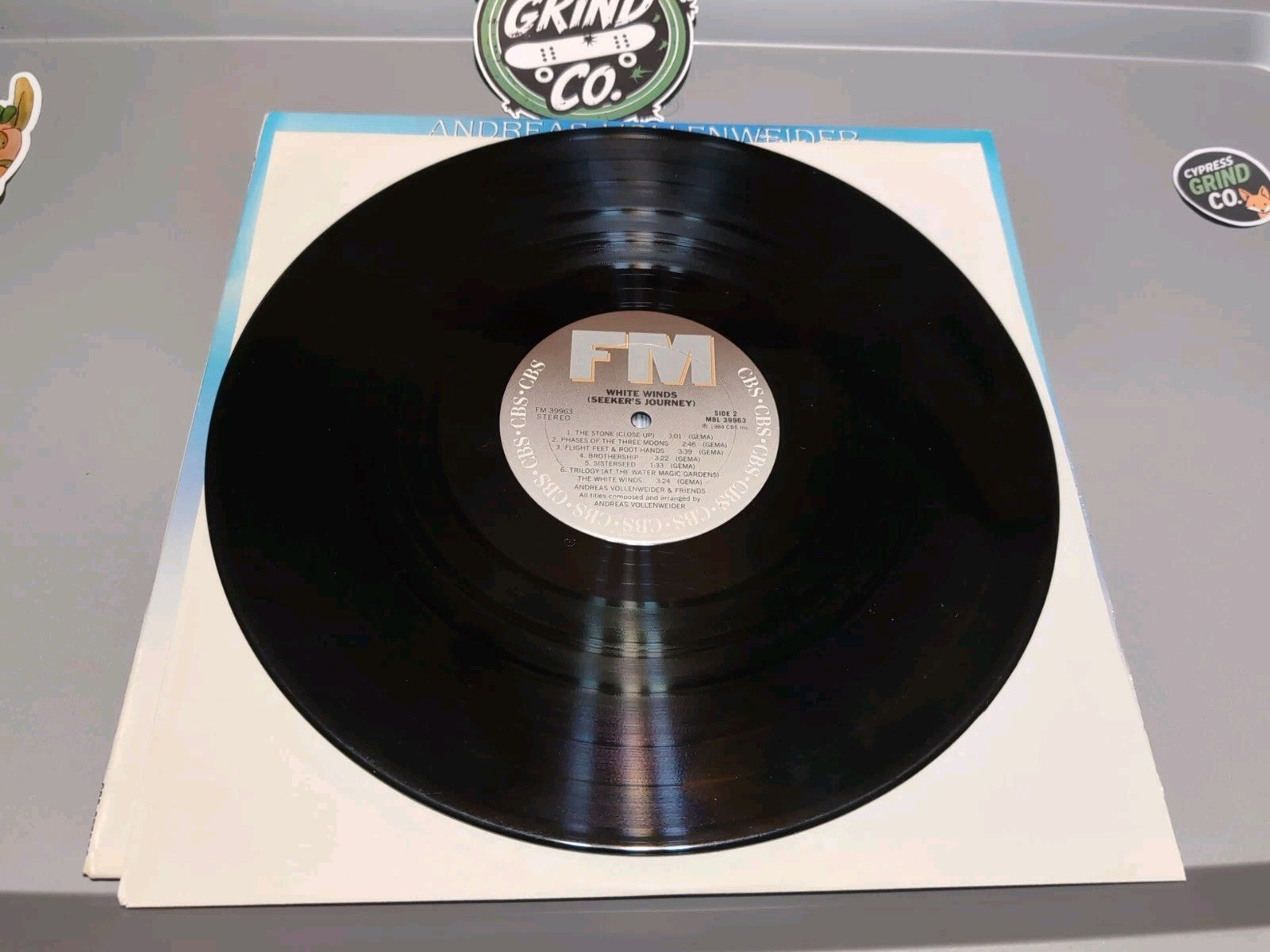 Andrea Vollenweider- White Winds 1984 FM-39963 Vinyl 12'' Vintage