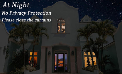 Privacy Window Film  23.6"x78.7" One Way Reflective Window Tint, UV Blackout NEW