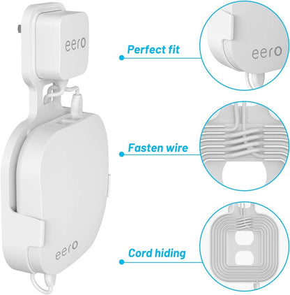 Wall Mount Holder for eero Pro WiFi System 3 Pack Bracket Stand -Not for 6/6 PRO