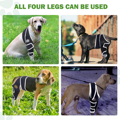 Dog Knee Brace for Torn ACL, Hip Dysplasia, Dog CCL Brace Front Leg or Rear XS
