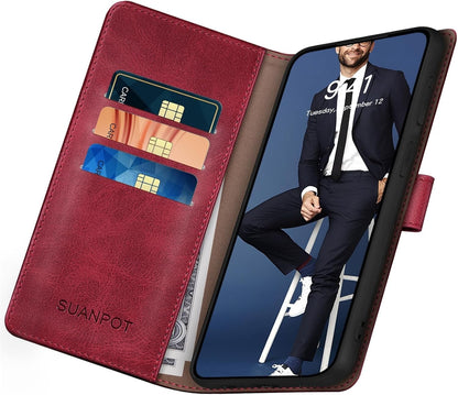 Luxury Wallet Flip Cover Case For Google Pixel 8A 7A 6A 9 Pro 8 Pro 7 Pro 6 Pro