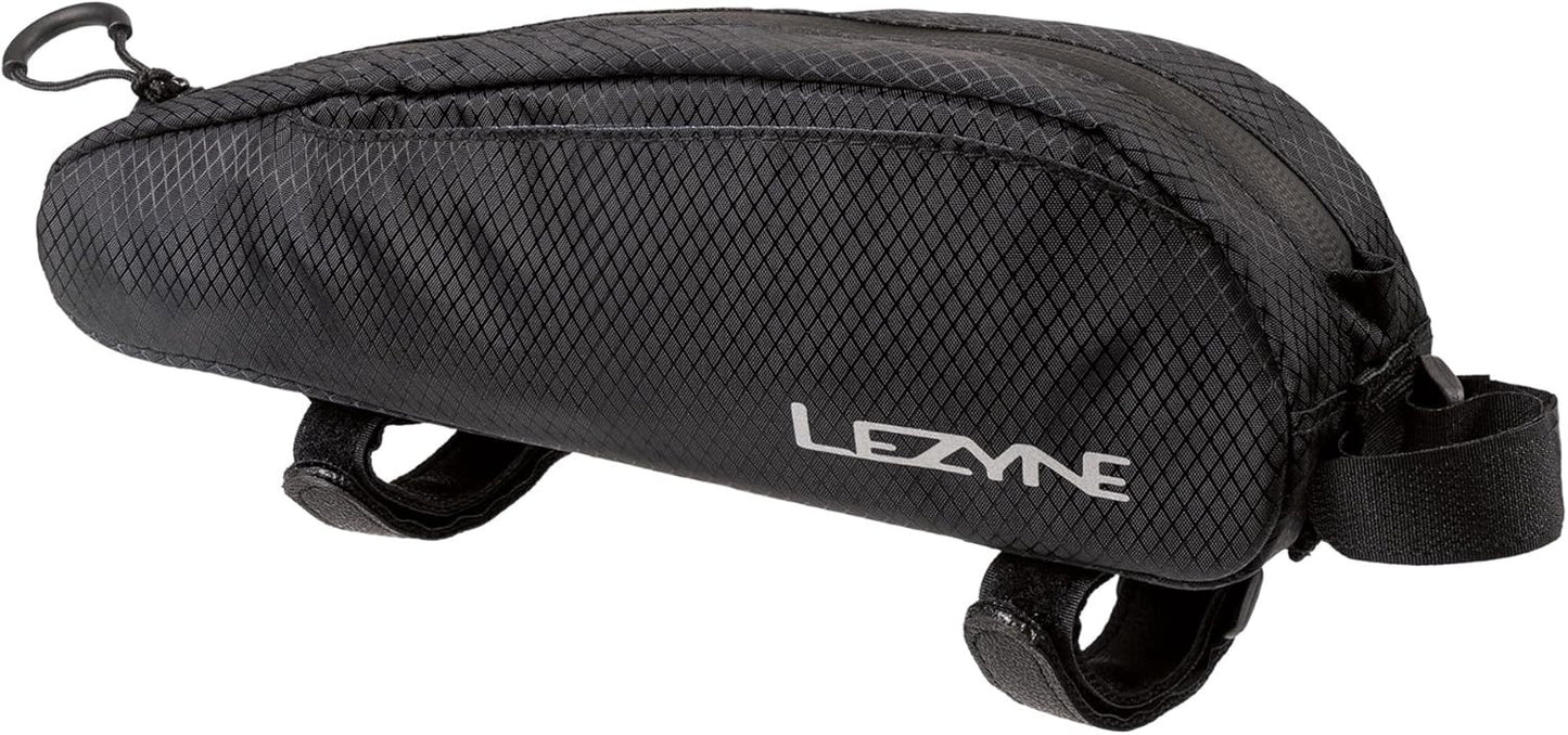 Lezyne Energy Caddy Top Tube Bag 0.7L Water-Resistant Bike Storage Black