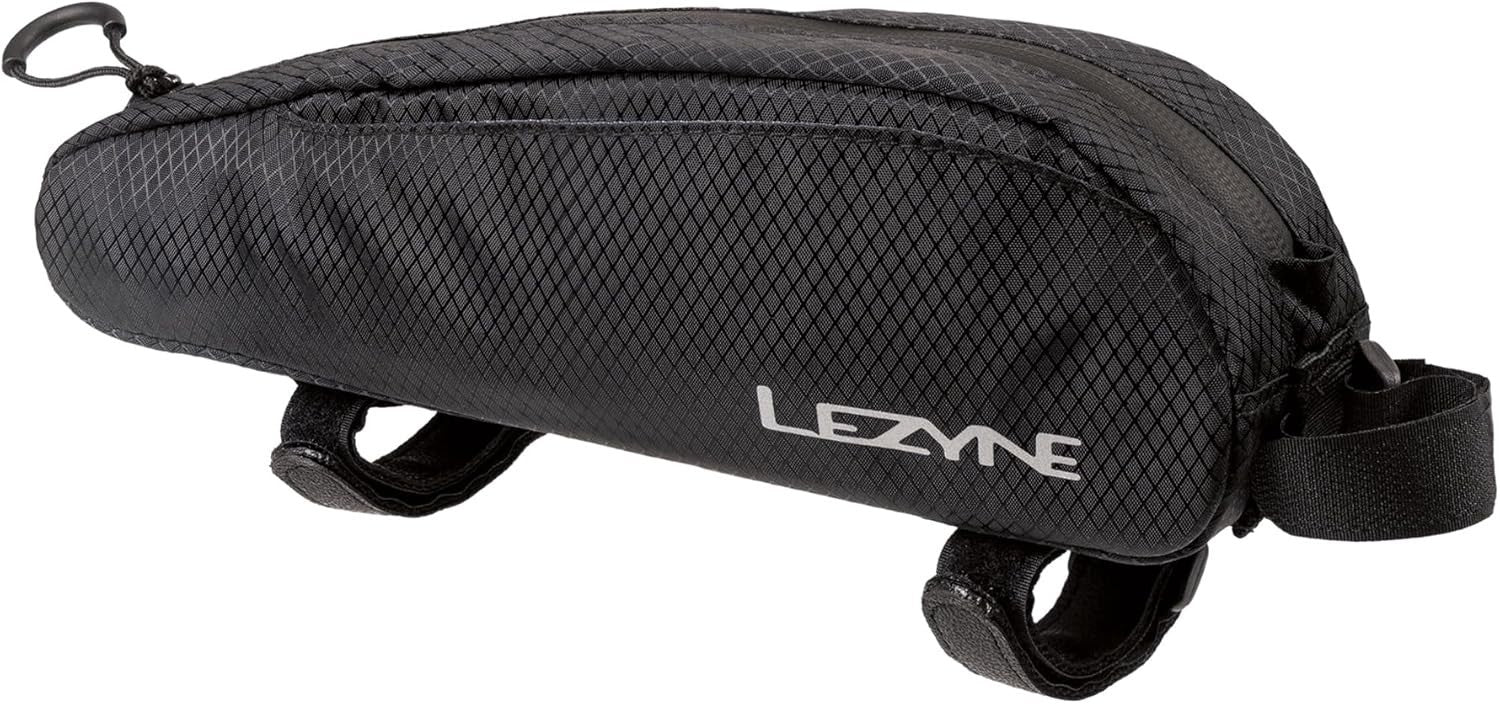 Lezyne Energy Caddy Top Tube Bag 0.7L Water-Resistant Bike Storage Black