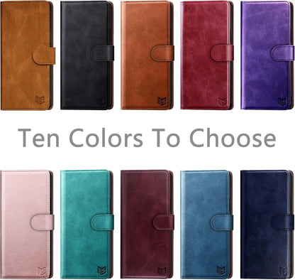Luxury Wallet Flip Cover Case For Google Pixel 8A 7A 6A 9 Pro 8 Pro 7 Pro 6 Pro