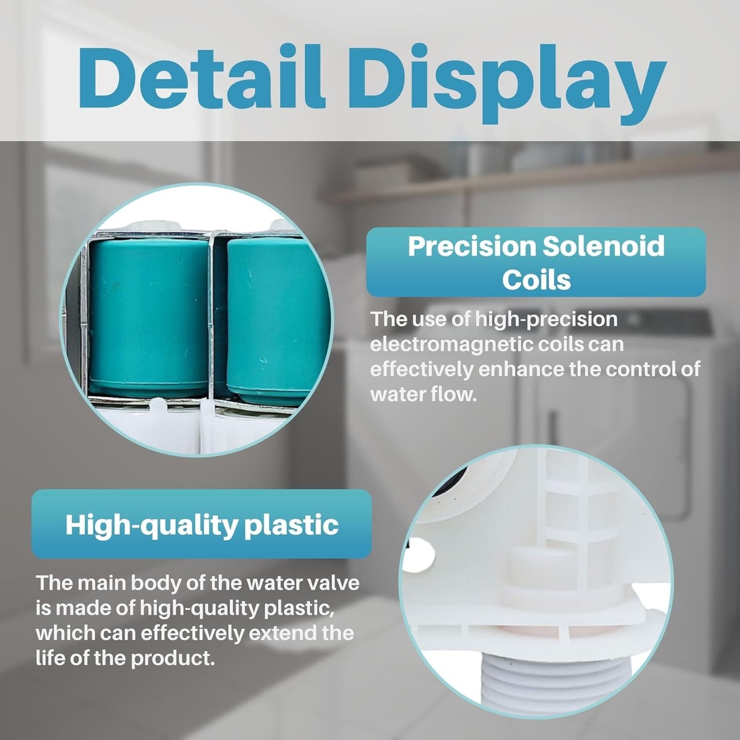 Washer Water Inlet Valve for Whirlpool Maytag Kenmore Bravos XL Replace LF F8