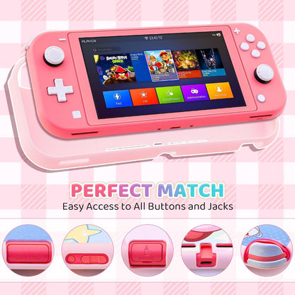 Pink Travel Carrying Case for Nintendo Switch Lite Cute Accessories NEW