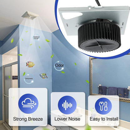 S97015162 Bathroom Exhaust Fan Motor Fits Broan/NuTone 110 CFM 8"x8¼"x5¾" Housin