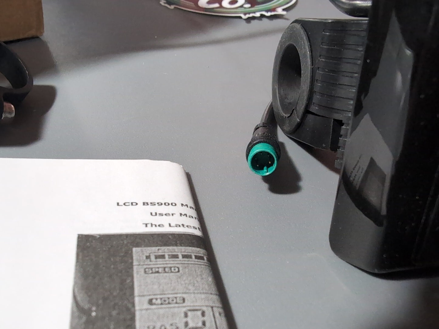 Electric Bike LCD Display Panel 5-Pin 24V/36V/48V Compatible JN Controller Light