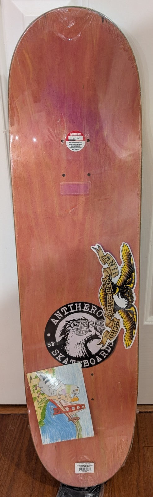 Anti Hero Daan Van Der Linden Pigeon Vision 8.38" Skateboard Deck – BBS Maple