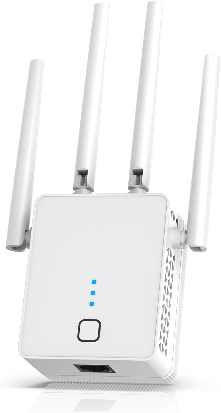 2024 Dual Band WiFi Extender 1200Mbps Booster Repeater 2.4G/5G Router Signal