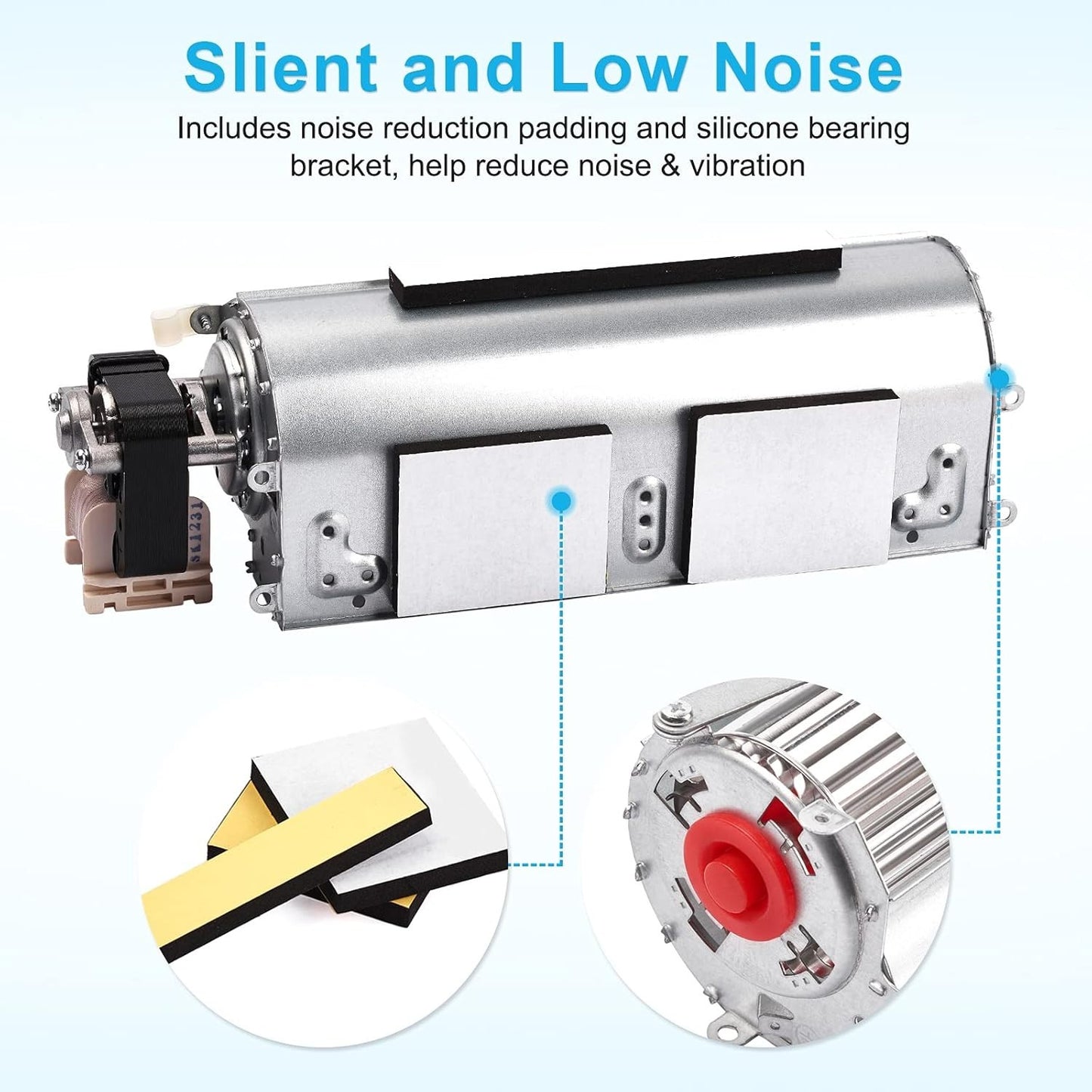 FK12 Fireplace Blower Fan Kit for Majestic, Monessen, Vermont Castings, Lennox