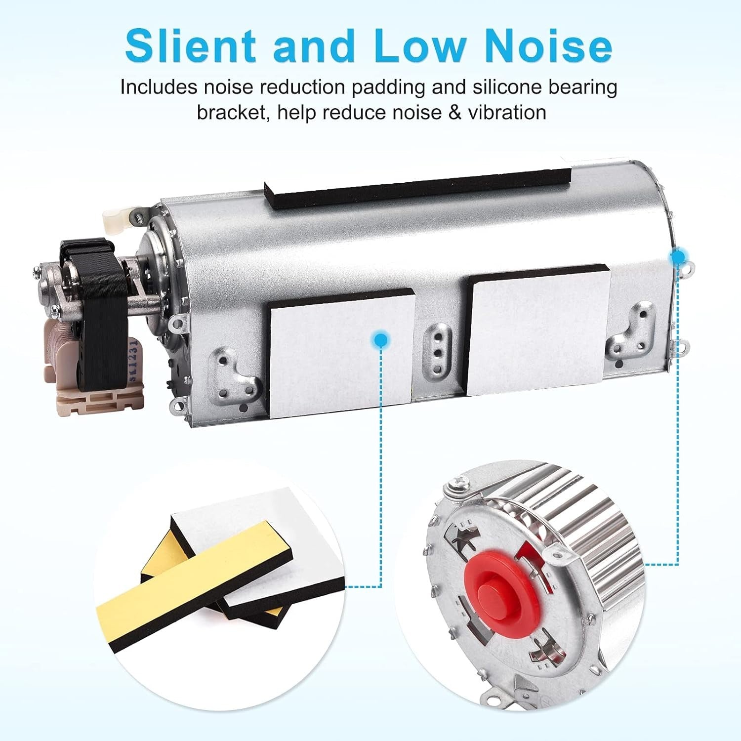 FK12 Fireplace Blower Fan Kit for Majestic, Monessen, Vermont Castings, Lennox