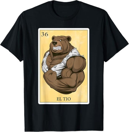 Funny El Tio T Shirt Spanish Mexican Bingo Gift Mens Size Large
