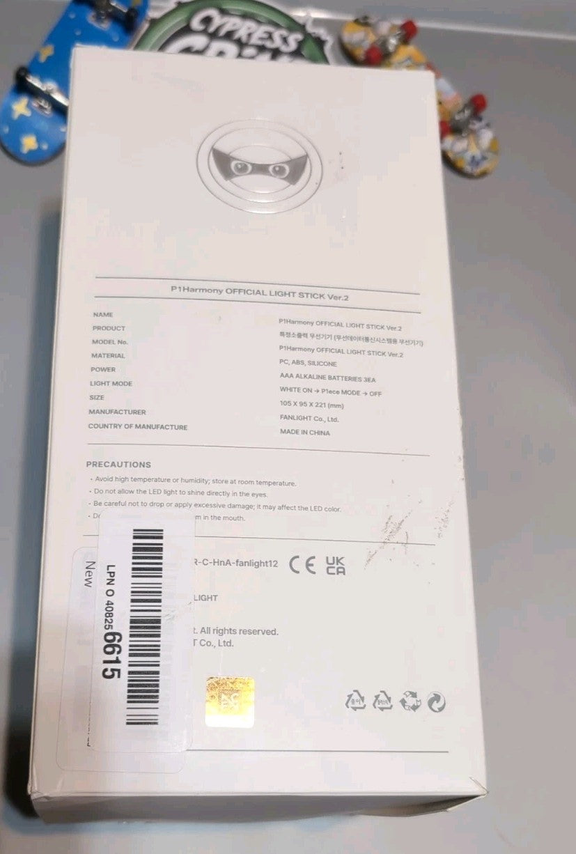 P1Harmony Lightstick Ver 2 Official Sayzer P1H Light Stick with Photocards