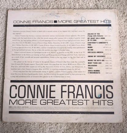 Connie Francis - More Greatest Hits [vinyl - 12"] 1961 MGM E3942