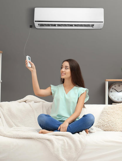 6.5 Ft Retractable Remote Control Safety Lock Tether w/ Adjustable Lock 10 Pack