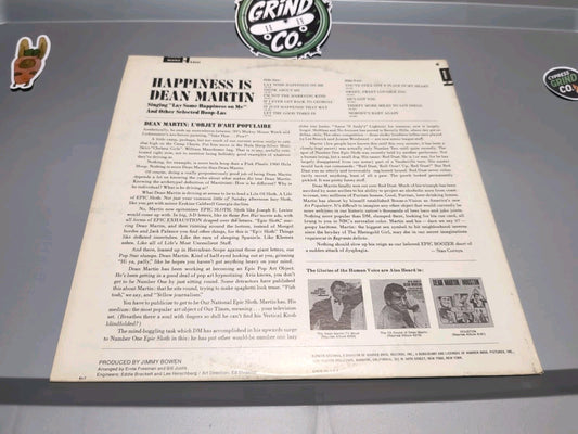 DEAN MARTIN Happiness Is Dean Martin LP Vinyl Mono 1967 Reprise RS-6242 EX