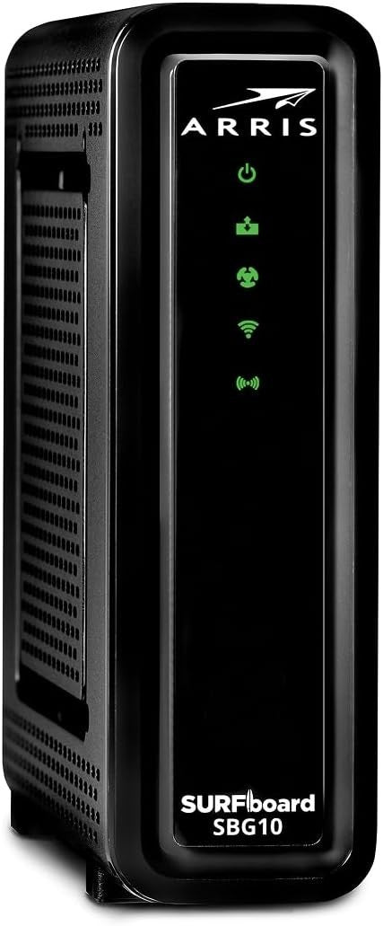 Arris Surfboard AC1600 DOCSIS 3.0 SBG10 Cable Modem Wi-Fi 5 -  New