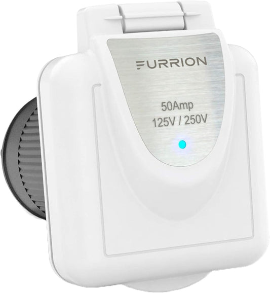 Furrion F52INS-PS-AM 50A 125/250V Shore Power Inlet Marine Grade PowerSmart