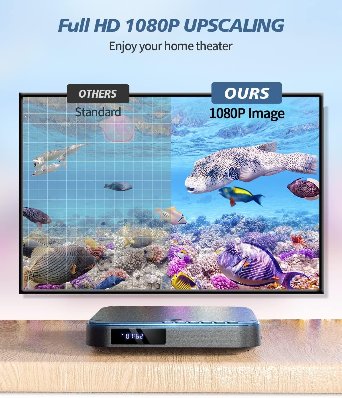 Mini DVD Player HDMI, DESOBRY 1080P HD Small Compact DVD Player for Smart TV