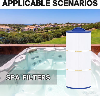 Spa Filter 2-Pack Compatible w/ C-7375 Caldera 75 FC-3964 PCD75N 73531 Wowreed