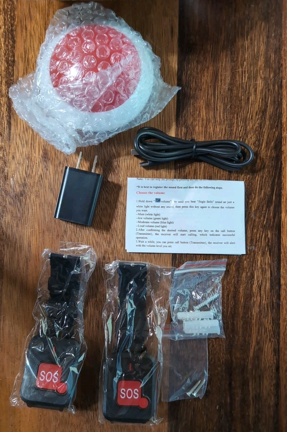 Wireless Emergency Medical Alert Light System for Elderly Disabled Person Toilet