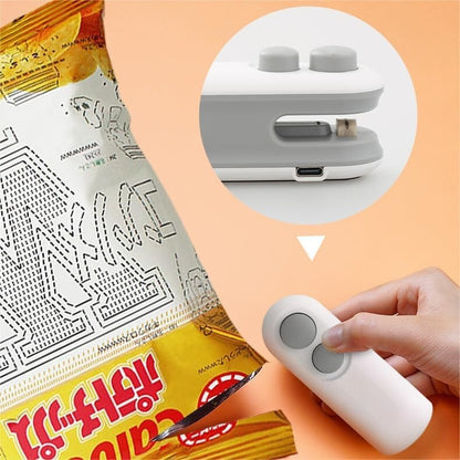Mini Bag Sealer Rechargeable Bag Sealer 2 In 1 Bag Sealer Heat Seal With Cutter