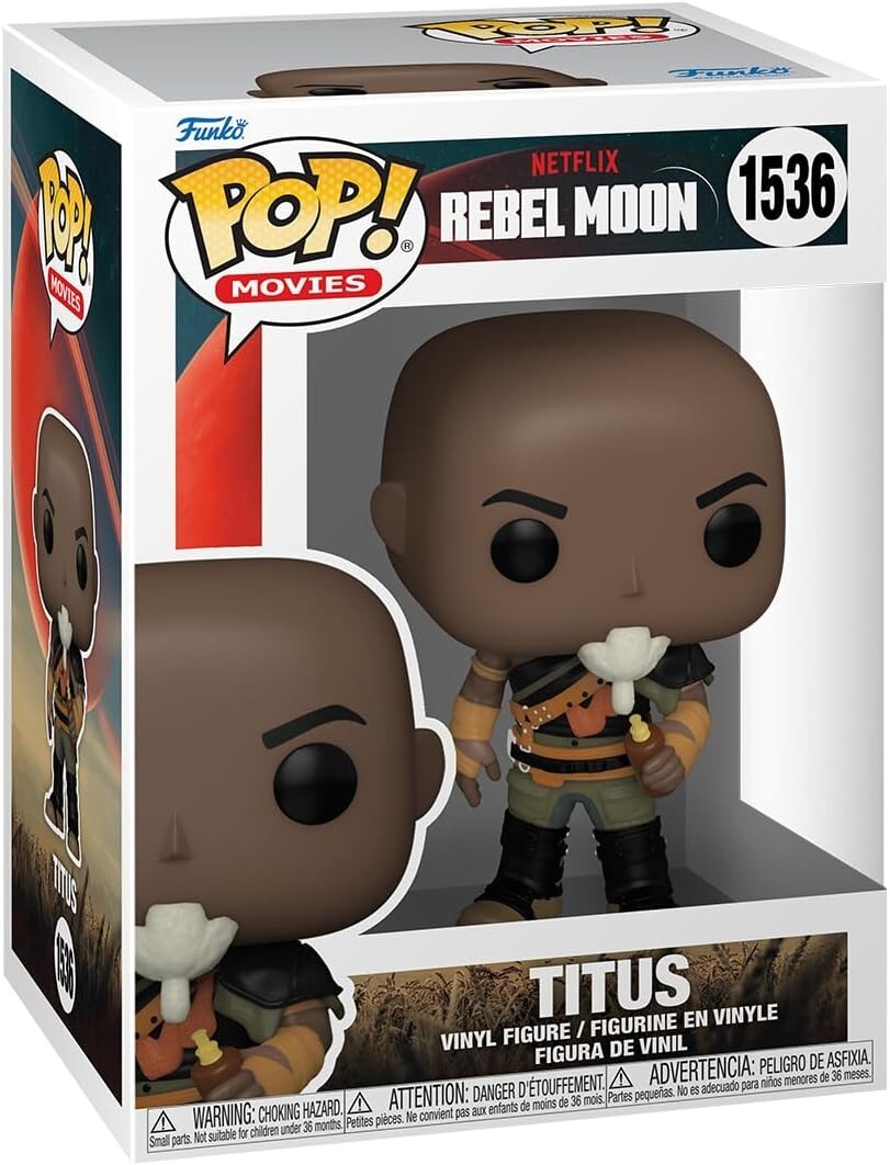 Funko POP! Movies: Rebel Moon - Netflix - Titus #1536 -Collectable, Gift NEW