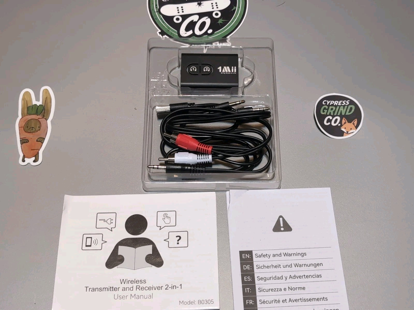 1Mii ML300 Bluetooth 5.3 Transmitter Receiver AptX Low Latency for TV Stereo