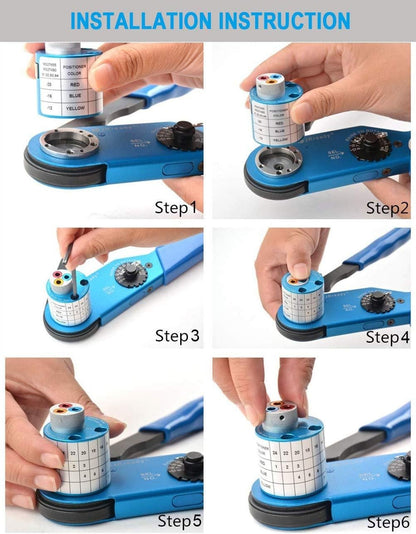 JRready TH343 Turret Head For AS22520/1-01 Series Crimp Tools | DEUTSCH Contacts