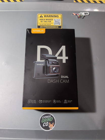 Kingslim D4 Dual Dash Camera - Black