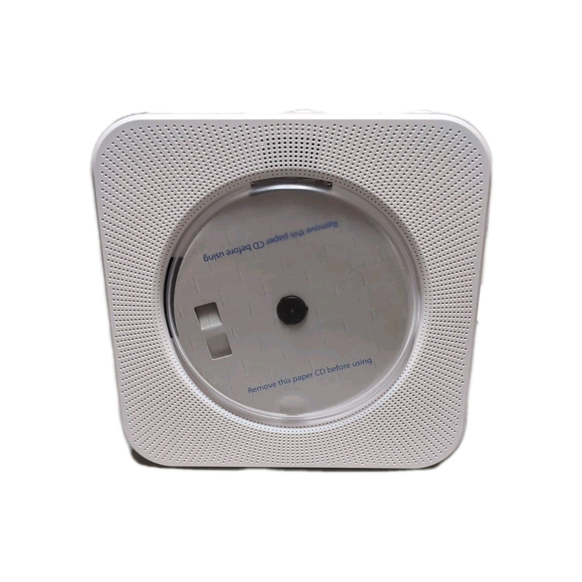 CD Player Portable Bluetooth Desktop for Home - FM Radio/USB/AUX - White - New