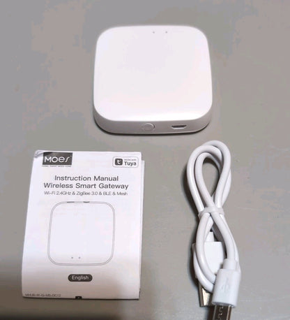 MOES Tuya Smart Multi-Mode Wireless Hub ZigBee Bluetooth Mesh Gateway App Remote