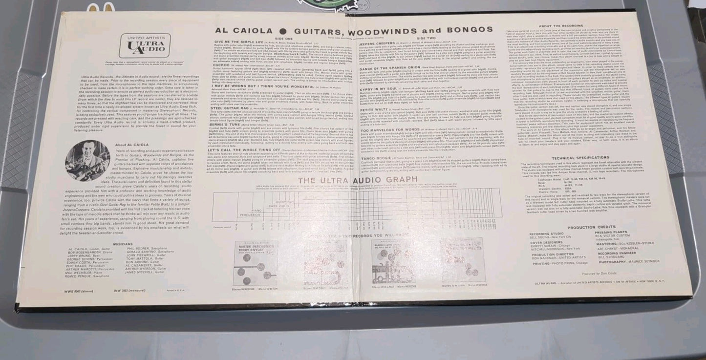 Guitar Woodwinds & Bongos Al Caiola & Orchestra Ultra Audio