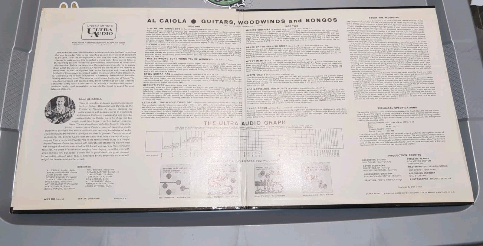 Guitar Woodwinds & Bongos Al Caiola & Orchestra Ultra Audio