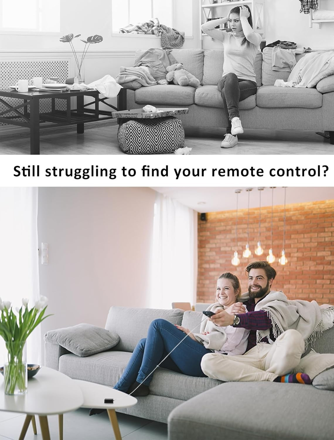 6.5 Ft Retractable Remote Control Safety Lock Tether w/ Adjustable Lock 10 Pack