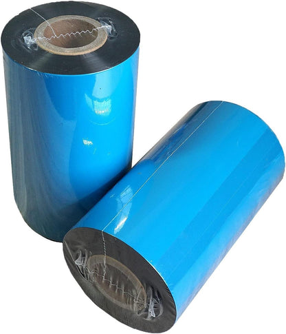 4.33" x 984' Resin-Enhanced Wax Ribbon 110mm x 300m 1" Core CSO for Zebra TSC Go
