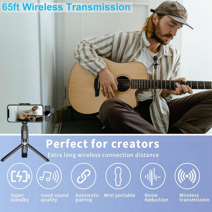 Wireless Lavalier Microphone For Android Phone
