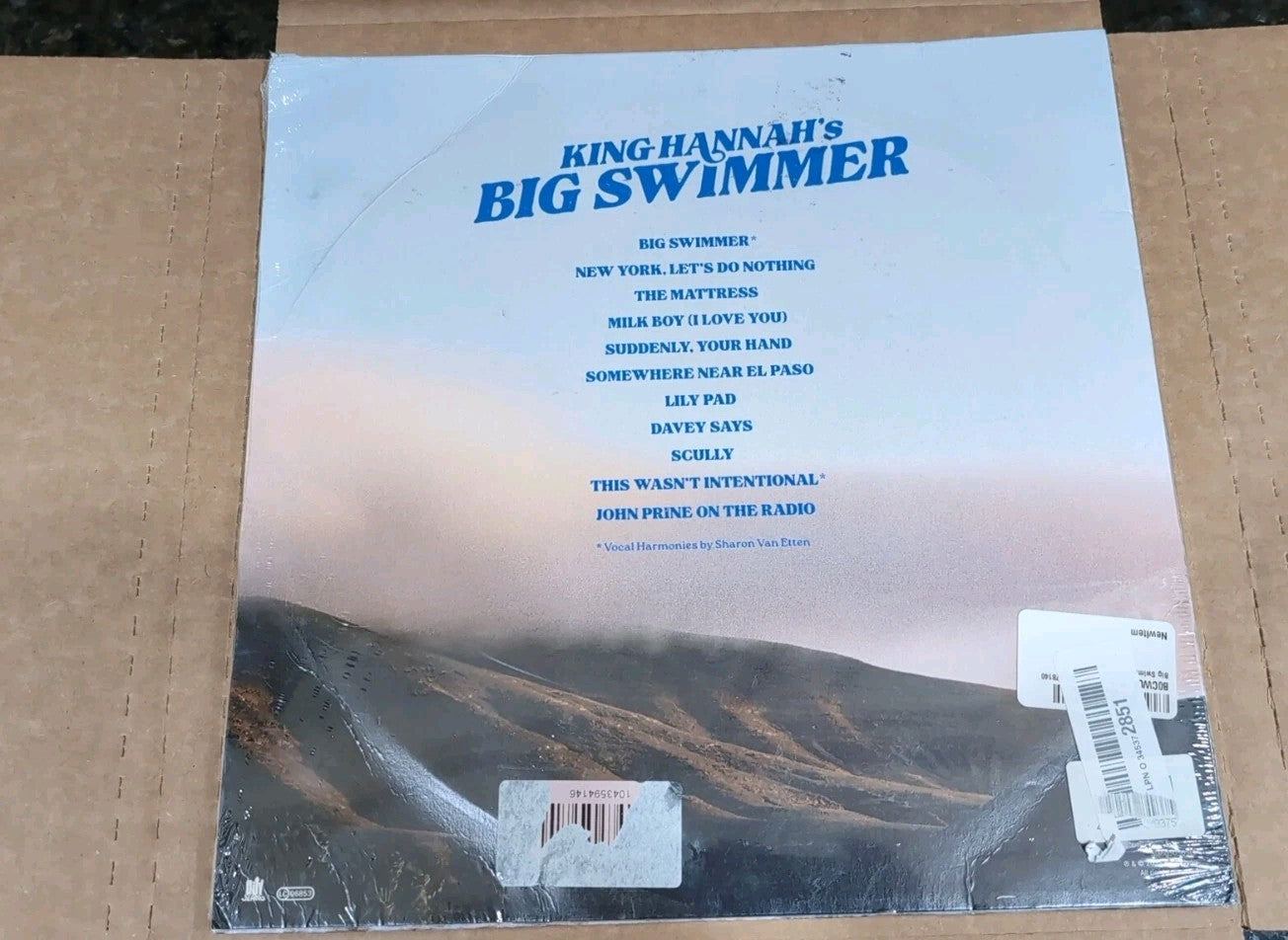 King Hannah – Big Swimmer - Blue LP Vinyl Record 12" - NEW Sealed - Alt Rock