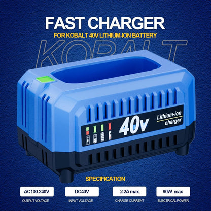 40V Charger for Kobalt 40V Li-ion Battery – Replaces KB640-03 KB240-06 KB245-06