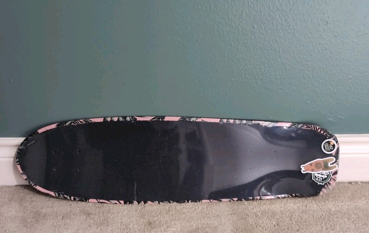 Aluminati Flush Floral 28" Aluminum Cruiser Deck – Made in USA + Free Wax