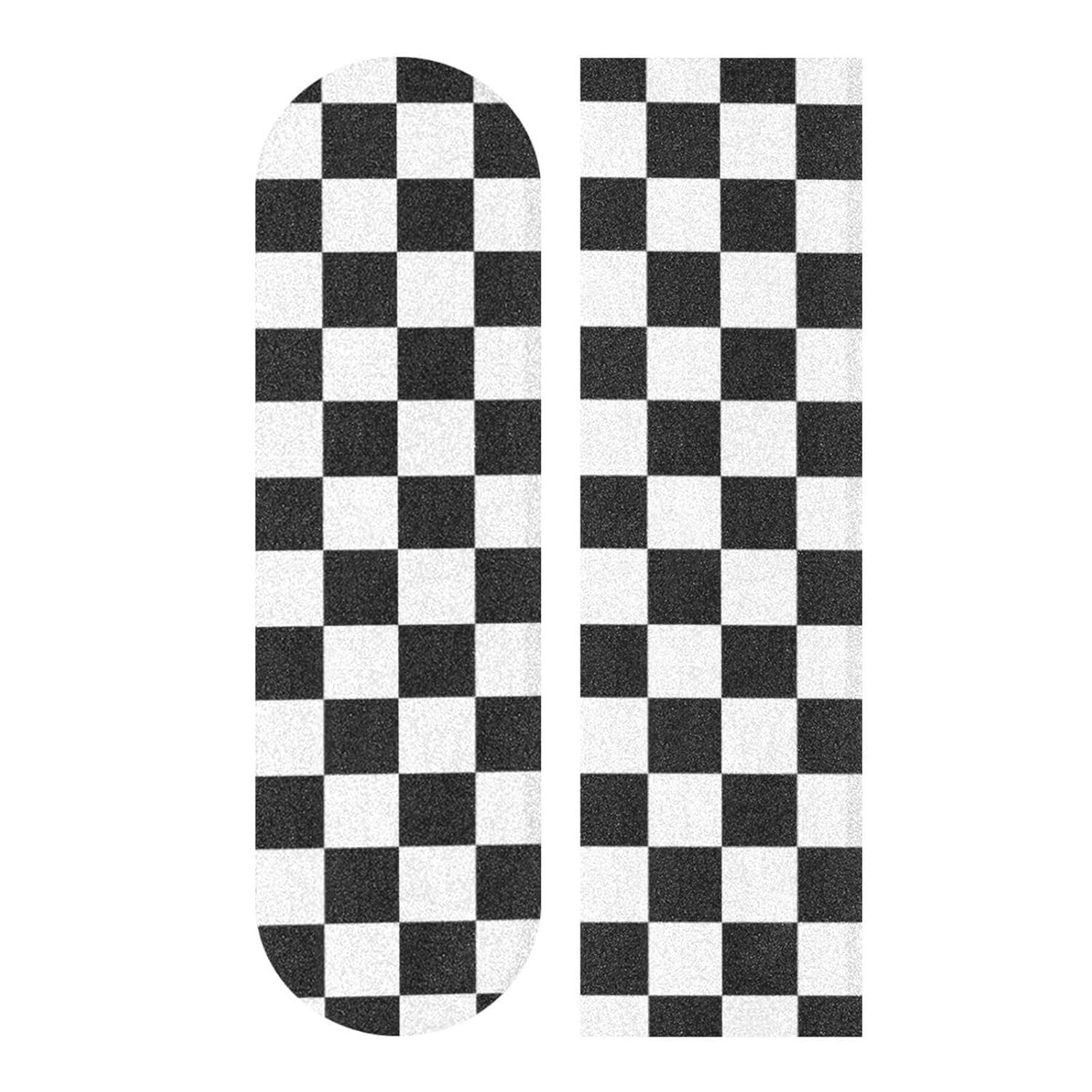 Generic Skateboard Grip Tape 44 x 10 Inch  - Black and White Checkered