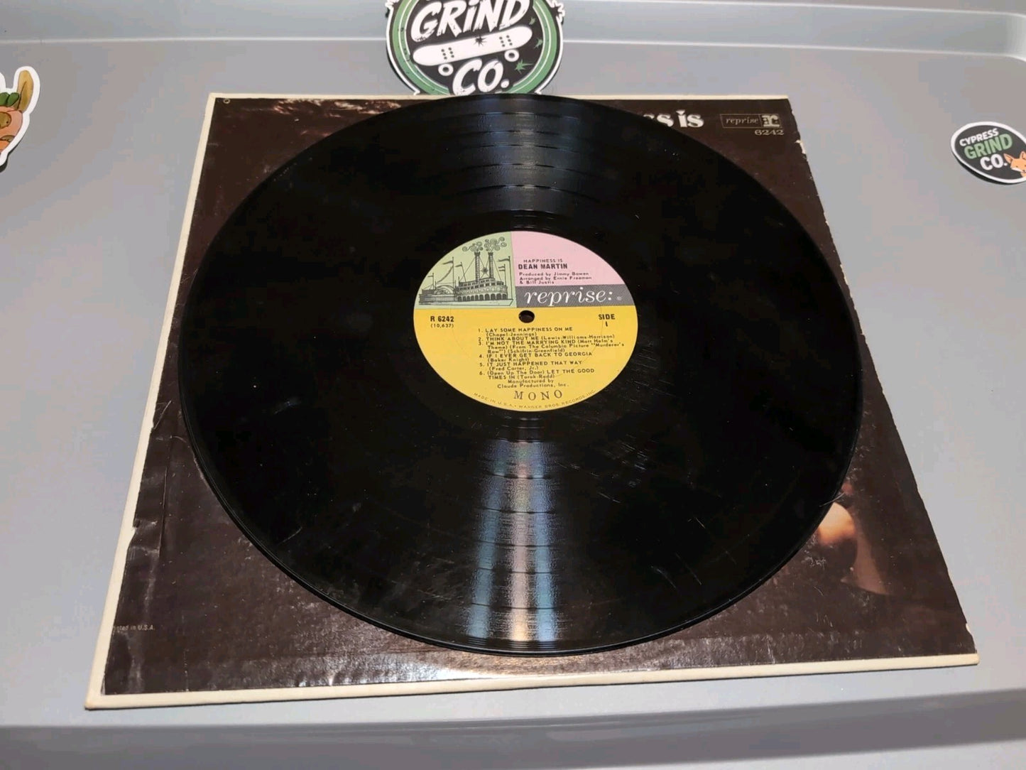 DEAN MARTIN Happiness Is Dean Martin LP Vinyl Mono 1967 Reprise RS-6242 EX
