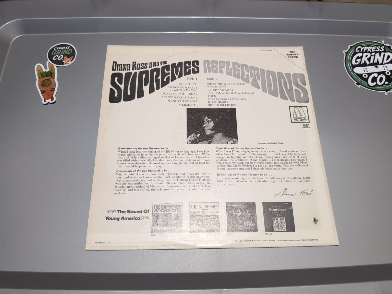 Diana Ross And The Supremes‎ - Reflections Vinyl, 1968 ‎– MS 665